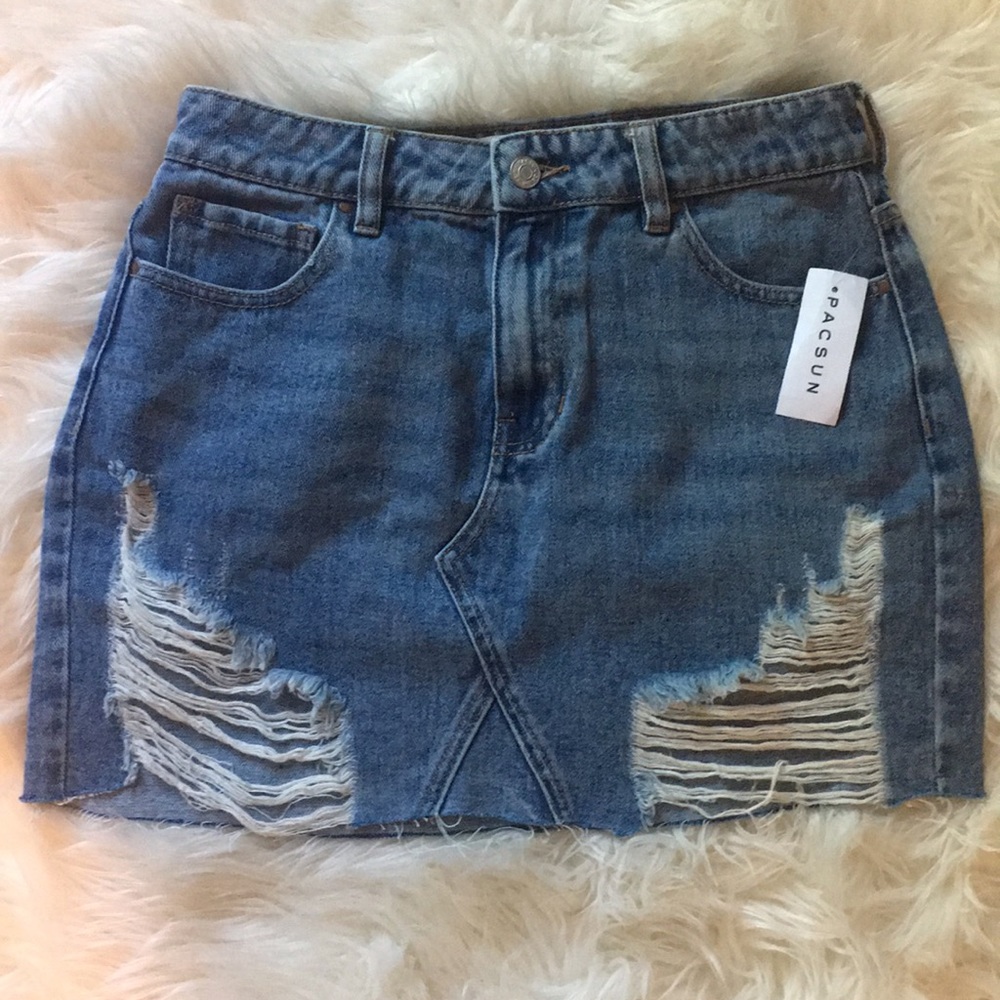 PacSun denim skirt